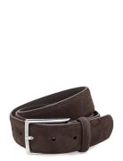 Suede Leather Semi Formal Belt Brown Anderson's