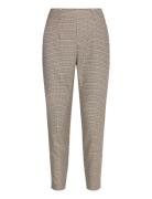 Objlisa Slim Pant Aop Noos Beige Object