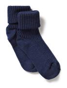 Wool - Babysock Heavy Rib Blue Melton