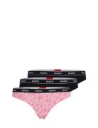 Triplet Thong Design Pink HUGO