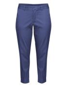 Kcleana Chino 7/8 Pants Blue Kaffe Curve