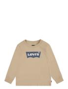 Levi's® Long Sleeve Graphic Tee Shirt Beige Levi's