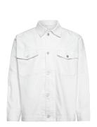 Hunt Ecru Denim Overshirt White J. Lindeberg