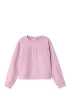 Nkfkalisse Ls Short Loose Sweat Bru Pink Name It