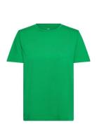 Short-Sleeved Cotton T-Shirt Green Mango