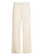 Wideleg Pleated Jeans Beige Mango