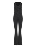 Foreverfit Flare Jumpsuit Black Lee Jeans