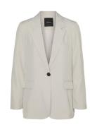 Vmrita Ls Loose Blazer Noos White Vero Moda