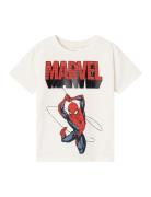 Nmmjaba Spiderman Ss Top Mar Cream Name It