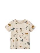 Apia Baby Printed Shortsleeve T-Shirt Cream Liewood