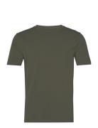 Mens Stretch Crew Neck Tee S/S Green Lindbergh