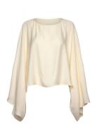 Klasia Satin Blouse Cream Twist & Tango