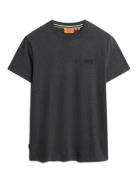 Essential Logo Emb Tee Black Superdry