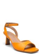 Sandals - Block Heels Orange ANGULUS