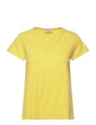 Mmtulli V-Ss Basic Tee Yellow MOS MOSH