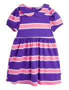 Stripe Ss Dress Patterned Mini Rodini