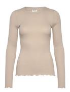 Long Sleeve T-Shirt Beige Rosemunde