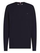 Refined Structure Crew Nk Navy Tommy Hilfiger