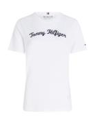 Reg Script C-Nk Ss White Tommy Hilfiger