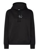 Monologo Regular Hoodie Black Calvin Klein Jeans