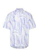 Aaron Ss Shirt Blue Wood Wood