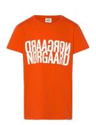 Single Organic Tuvina Tee Orange Mads Nørgaard