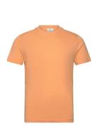 Slim-Fit Cotton T-Shirt Orange Mango