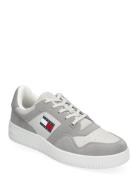 Tjm Basket Leather Grey Tommy Hilfiger