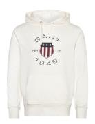 Print Sweat Hoodie White GANT