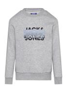 Jcoray Color Sweat Crew Neck Fst Jnr Grey Jack & J S