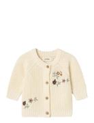 Nbfemlen Emb Ls Knit Card Lil Cream Lil'Atelier