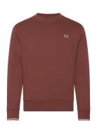 Crew Neck Sweatshirt Red Fred Perry