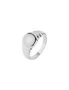 Wave Ring Silver Maria Black