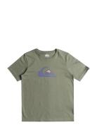 Comp Logo Ss Yth Khaki Quiksilver