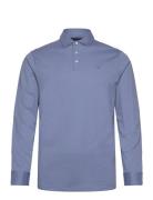 Pima Cotton Polo Ls Blue Hackett London