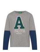 T-Shirt L/S Grey United Colors Of Benetton