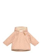 Nbfgerda Padded Loose Jacket Aop Fo Lil Pink Lil'Atelier