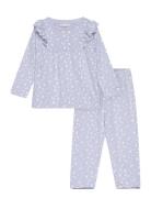 Printed Long Pyjamas Blue Mango