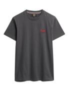 Essential Logo Emb Tee Grey Superdry