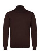 Bhbruton Roll Neck Knit Noos Brown Blend