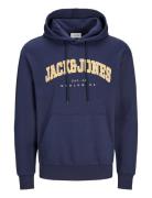 Jjecaleb Varsity Sweat Hood Noos Navy Jack & J S