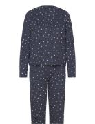 Pcnaya Ls Nightwear Set Navy Pieces