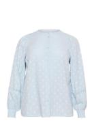 Kcloulou Shirt Blue Kaffe Curve