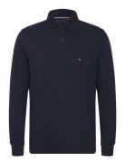 L/S Waffle Reg Polo Navy Tommy Hilfiger