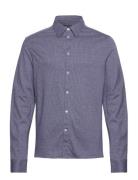 Marlon Ls Jersey Slim Shirt Blue J. Lindeberg