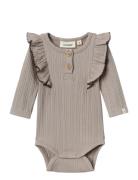 Nbfnara Ls Slim Body Lil Brown Lil'Atelier