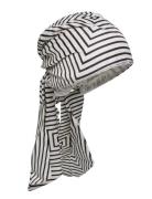 Scarf Headscarf Striped Satin Black Lindex