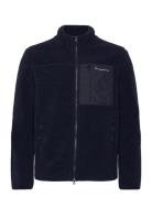 Teddy Fleece Zip Sweat - Grs/Vegan Navy Knowledge Cotton Apparel