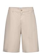 Johnny Casual Slub Twill Shorts Beige Les Deux