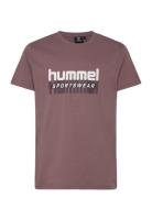 Hmltukas T-Shirt S/S Burgundy Hummel